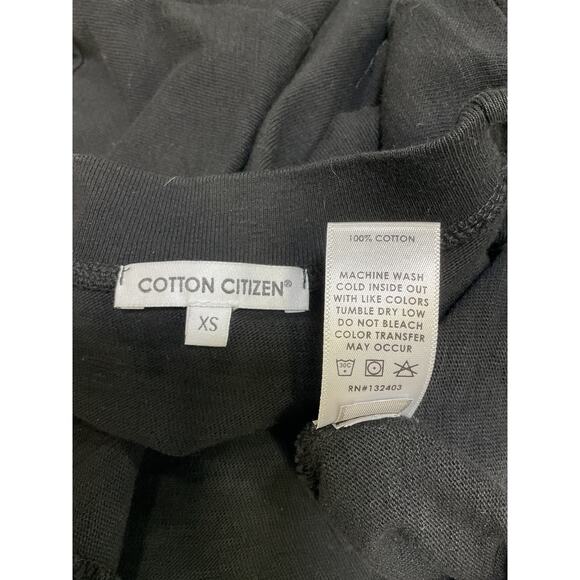 Cotton Citizen 'The Tokyo' Black Cotton Mini Dress Size XS - Picture 4 of 4